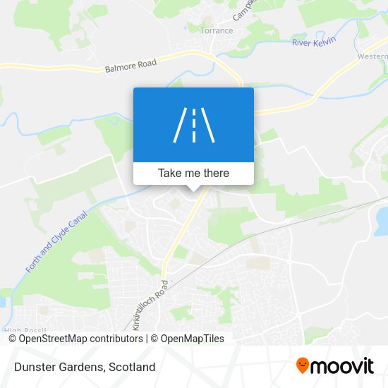 Dunster Gardens map