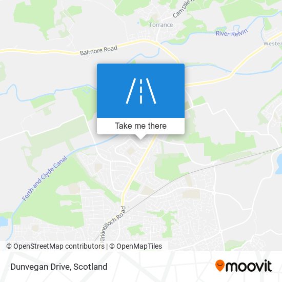 Dunvegan Drive map