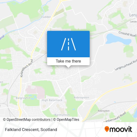 Falkland Crescent map