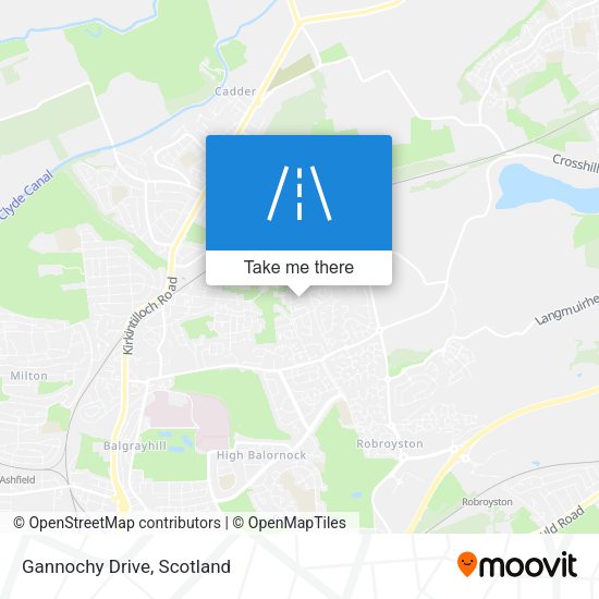 Gannochy Drive map