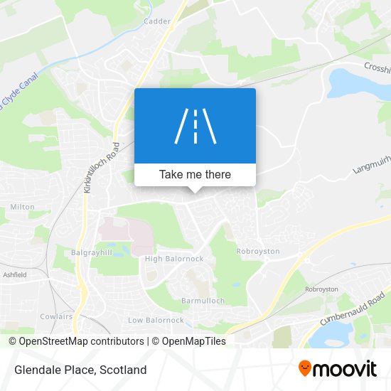 Glendale Place map