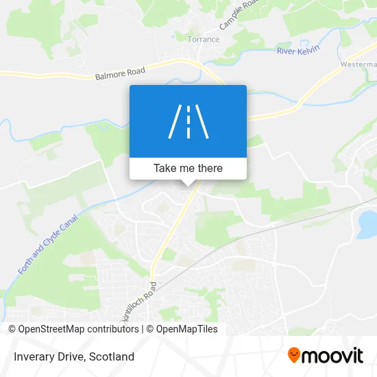 Inverary Drive map
