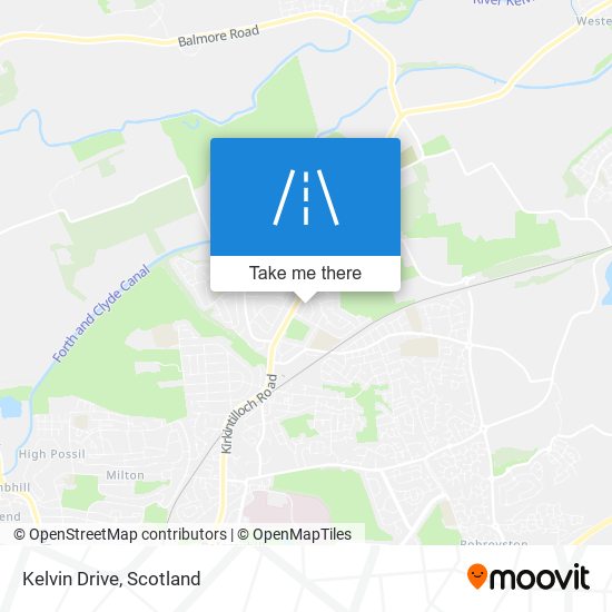 Kelvin Drive map