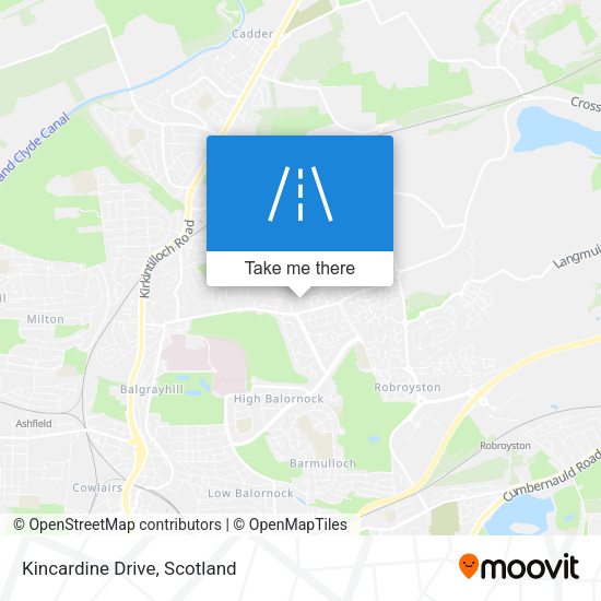 Kincardine Drive map