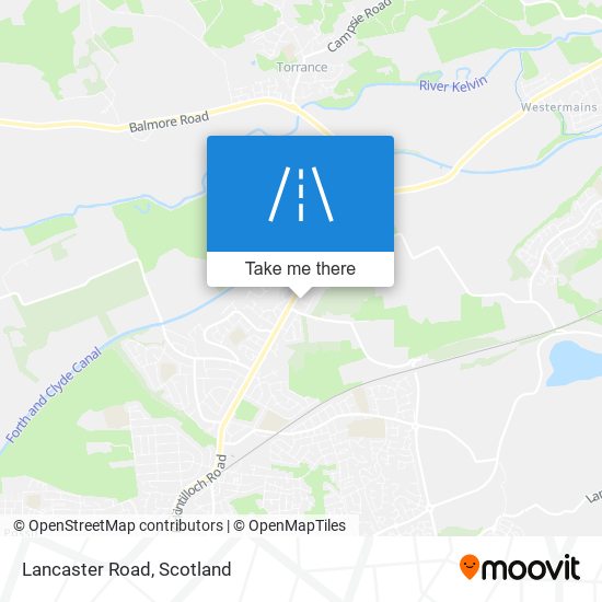 Lancaster Road map
