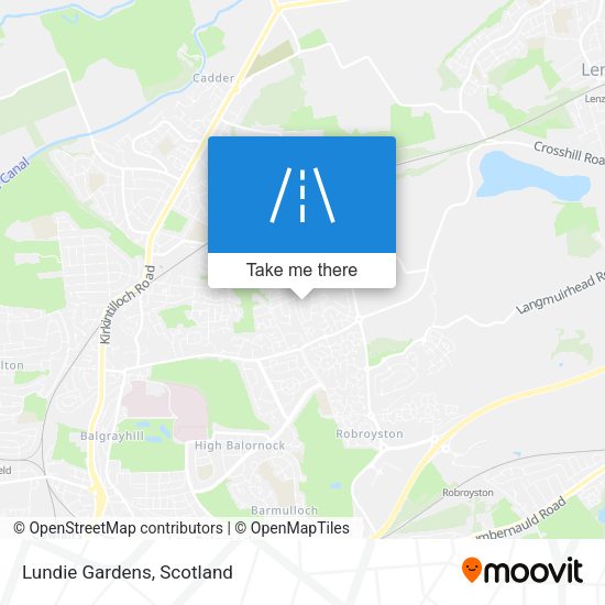 Lundie Gardens map