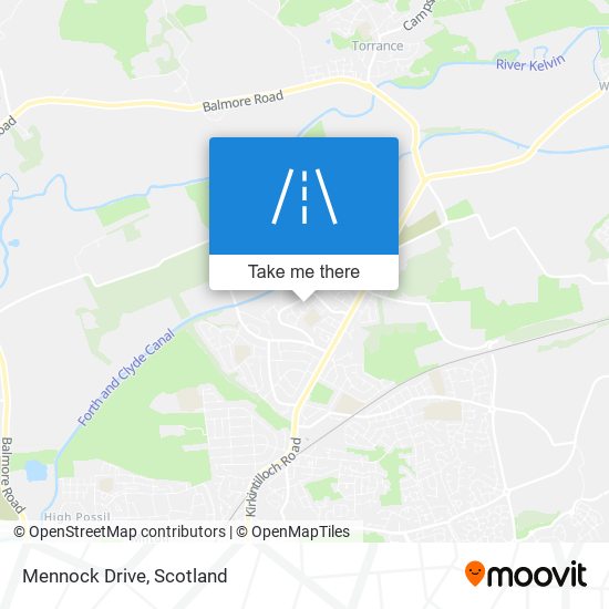 Mennock Drive map