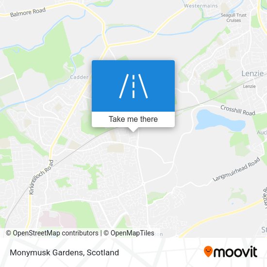 Monymusk Gardens map