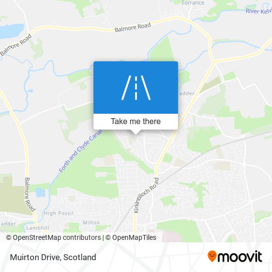 Muirton Drive map