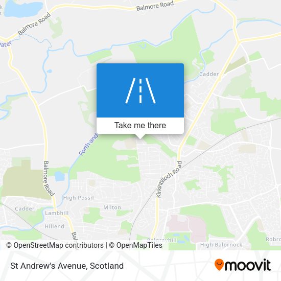 St Andrew's Avenue map