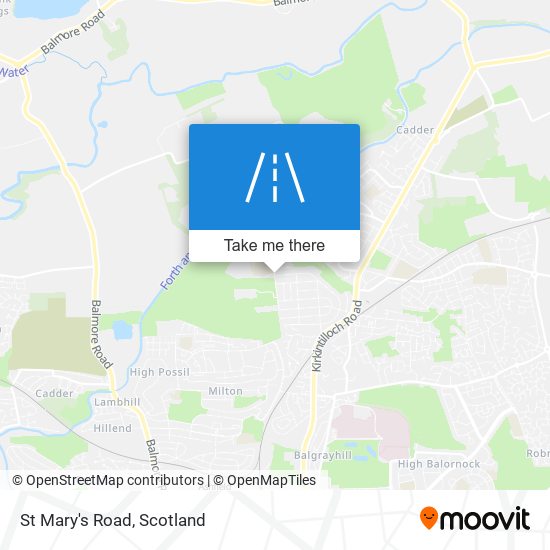 St Mary's Road map