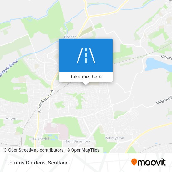 Thrums Gardens map