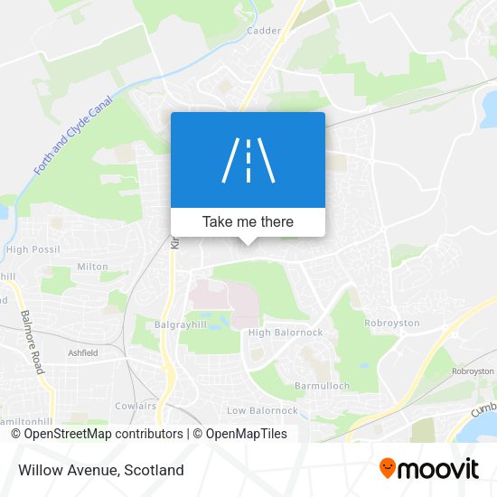 Willow Avenue map