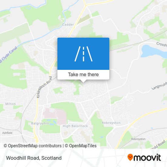 Woodhill Road map