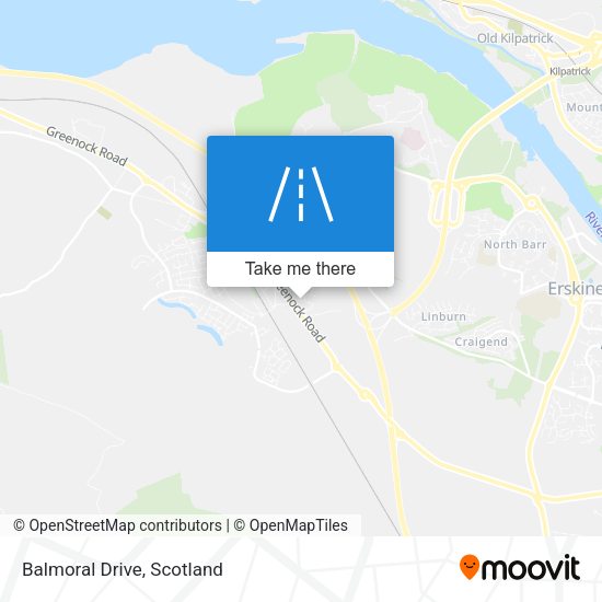 Balmoral Drive map