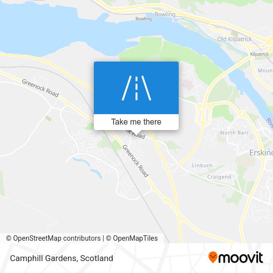 Camphill Gardens map