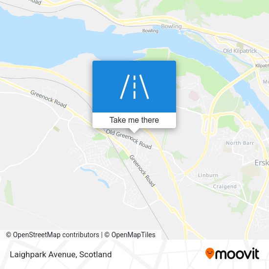 Laighpark Avenue map