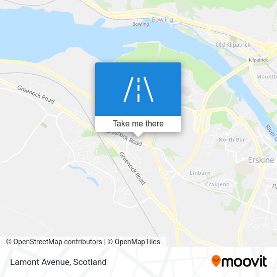 Lamont Avenue map