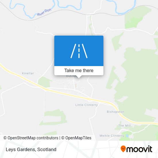 Leys Gardens map
