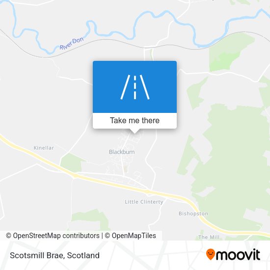 Scotsmill Brae map