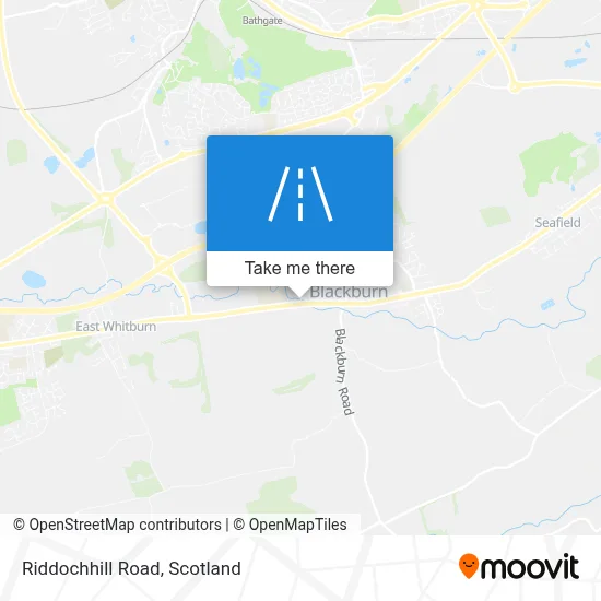 Riddochhill Road map