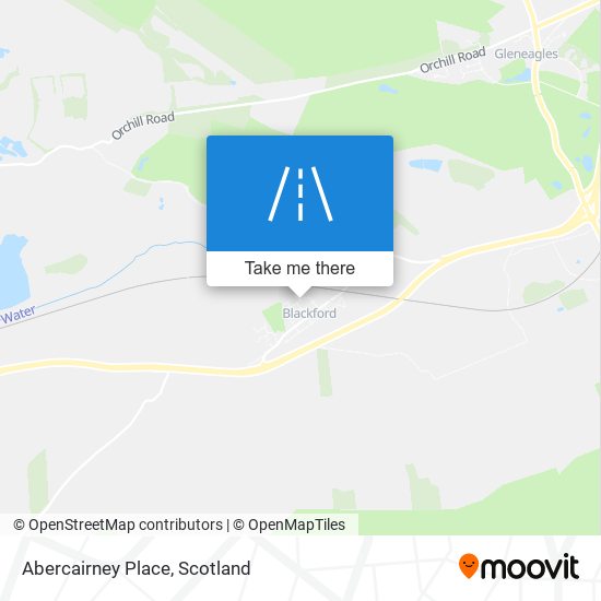 Abercairney Place map