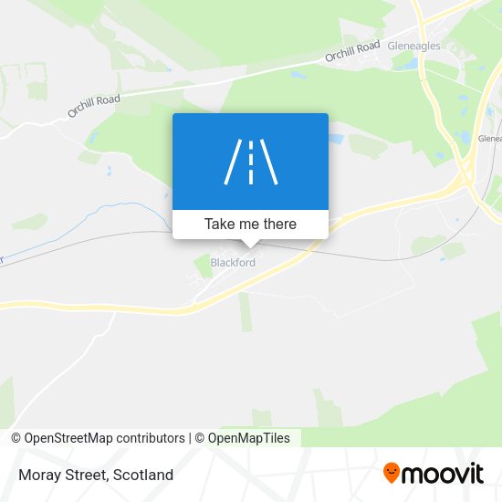 Moray Street map