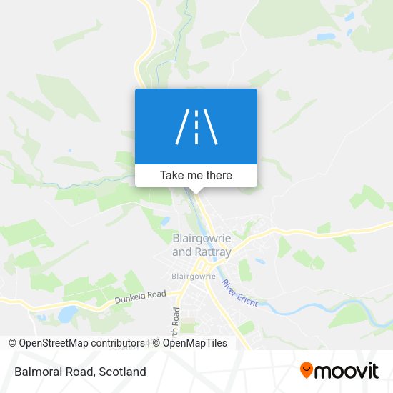 Balmoral Road map