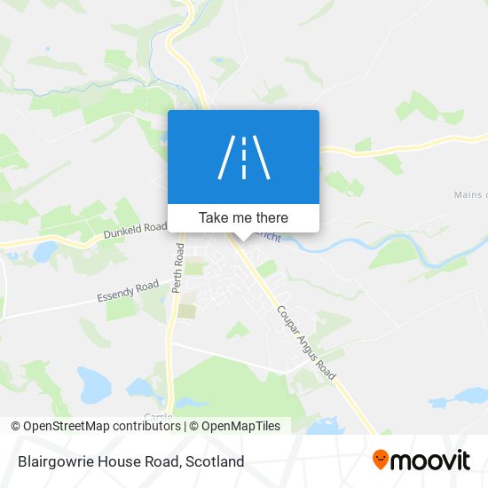Blairgowrie House Road map