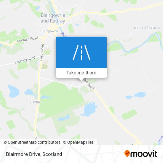 Blairmore Drive map