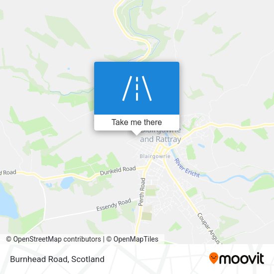 Burnhead Road map