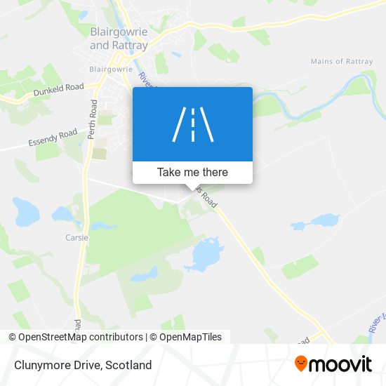 Clunymore Drive map