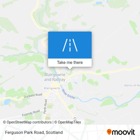 Ferguson Park Road map