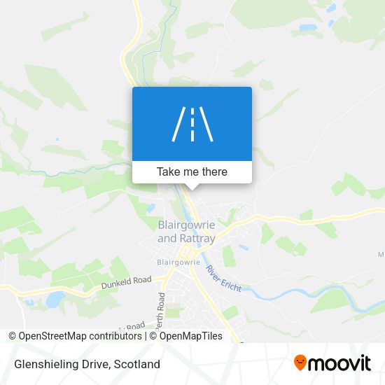 Glenshieling Drive map