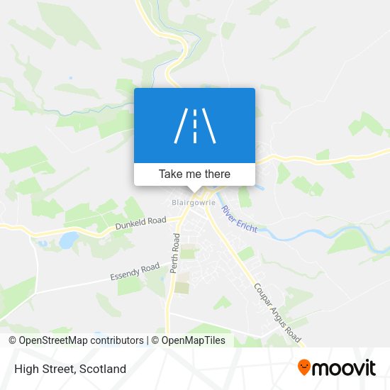 High Street map