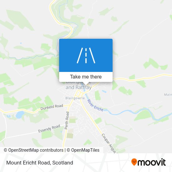 Mount Ericht Road map