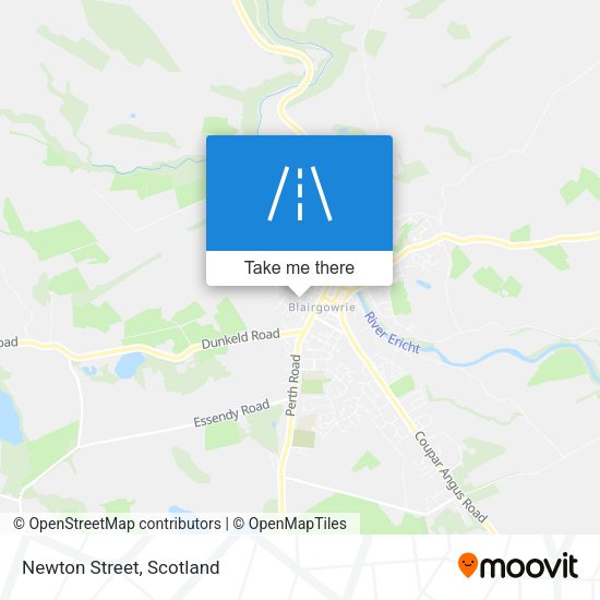 Newton Street map