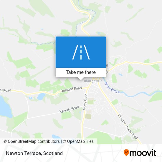 Newton Terrace map