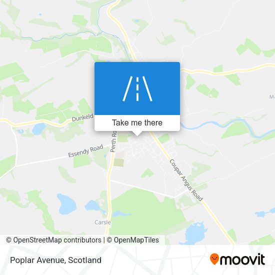 Poplar Avenue map