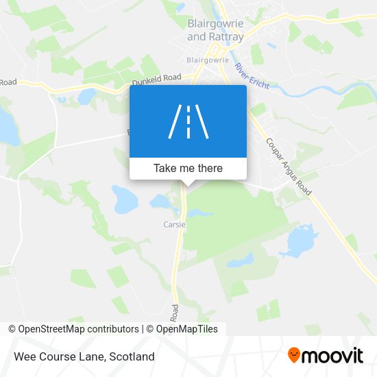Wee Course Lane map