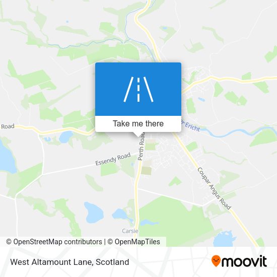 West Altamount Lane map
