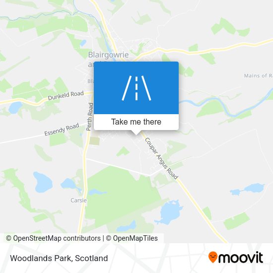 Woodlands Park map