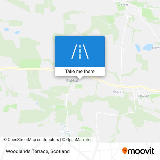 Woodlands Terrace map