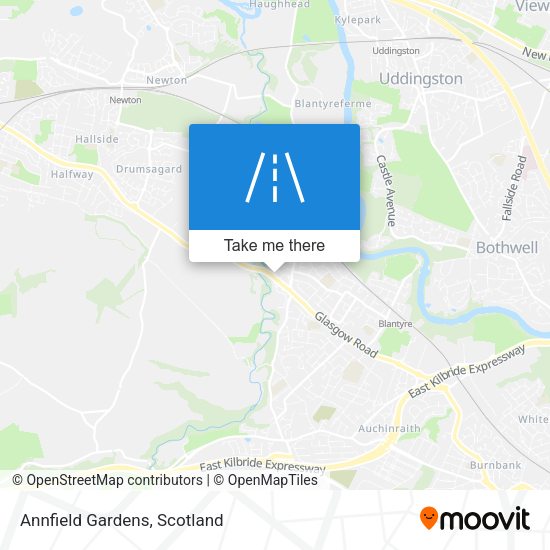 Annfield Gardens map