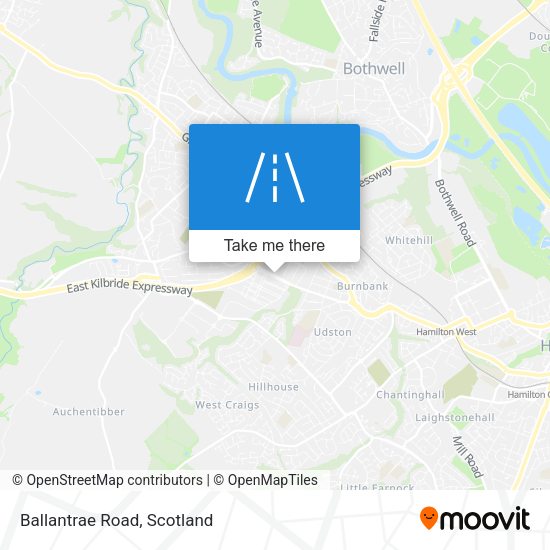 Ballantrae Road map