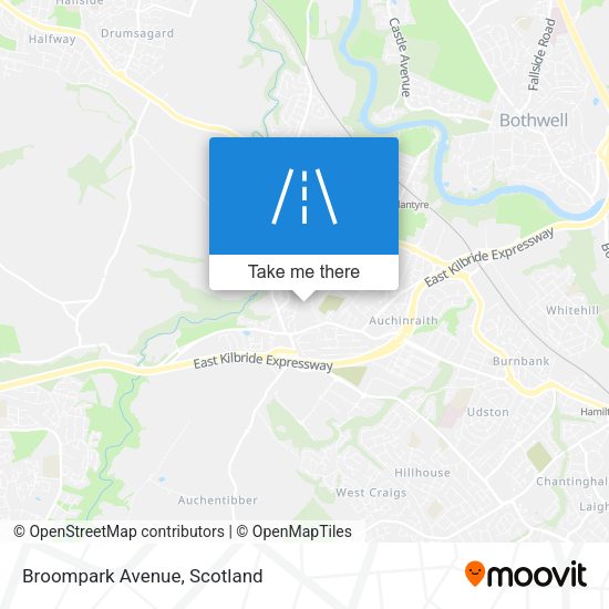 Broompark Avenue map
