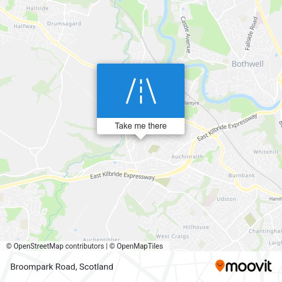 Broompark Road map