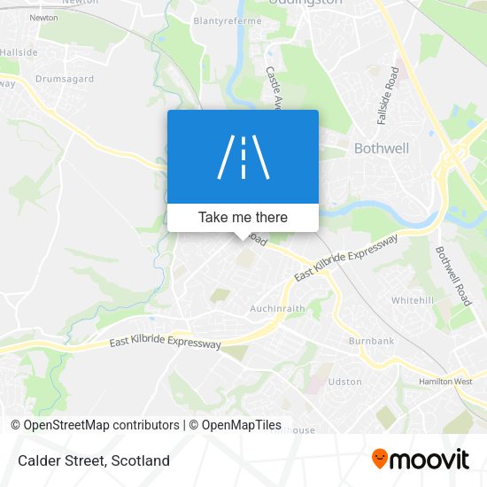 Calder Street map