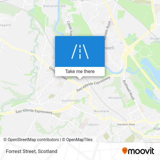 Forrest Street map