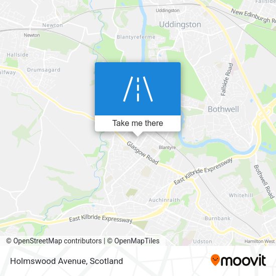 Holmswood Avenue map